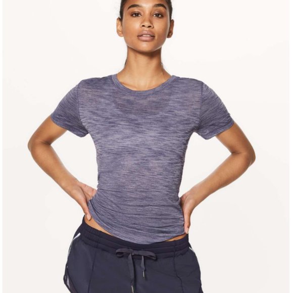 lululemon athletica Tops - Lululemon Long Distance Short Sleeve